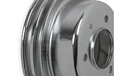 Chrome Crankshaft Pulley - Double Groove for Mustang 1965-68 289/302 | #8830MRG | Mr. Gasket